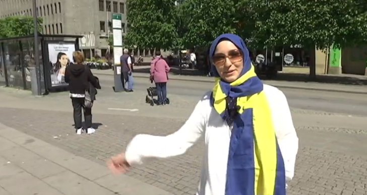 Hijab, Slöja, Sverige